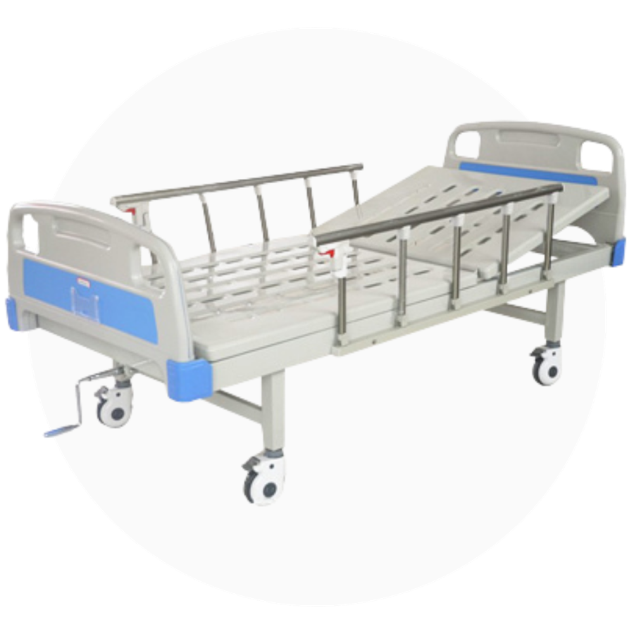 Manual 1-Function Hospital Bed — Katil Hospital 24 Jam