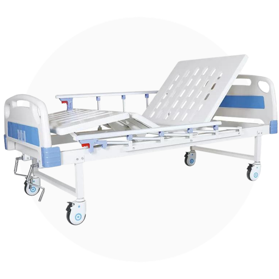 Manual 2-Function Hospital Bed — Katil Hospital 24 Jam